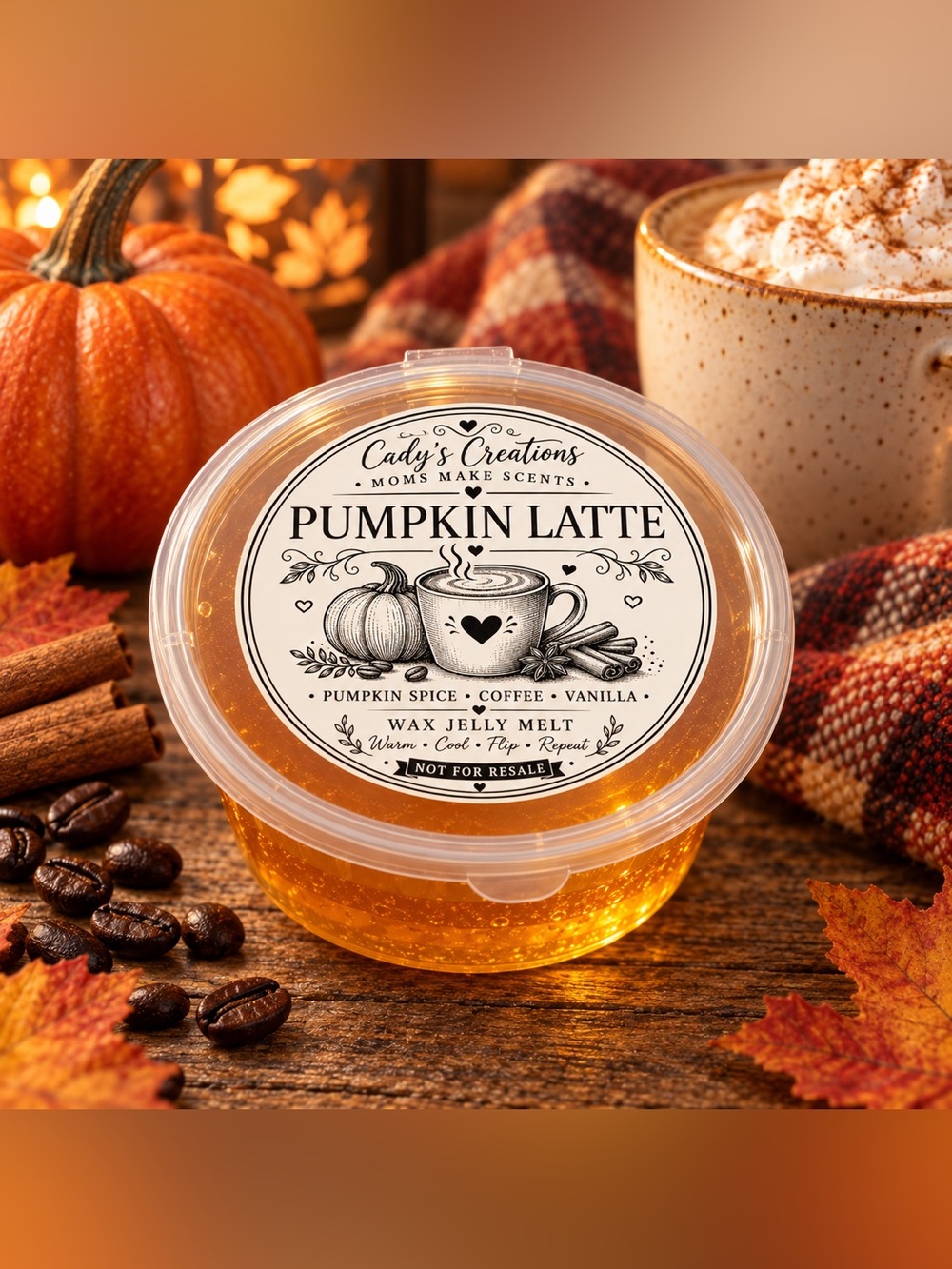 Pumpkin Latte Wax Jelly Melt